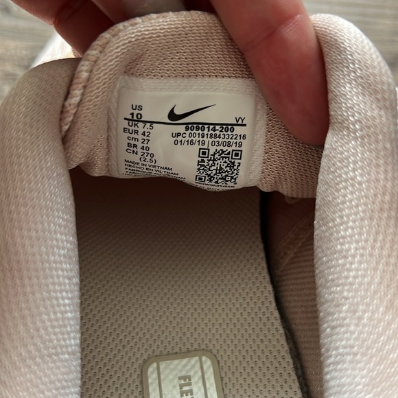 Nike Women's Flex Supreme TR 6 Pink White Size 10 Training Shoes Sneaker - Picture 8 of 10
